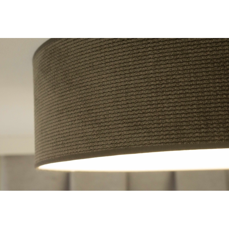 Duolla - LED Deckenleuchte CORTINA LED/26W/230V Ø 45 cm 4000K Braun