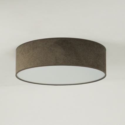 Duolla - LED Deckenleuchte CORTINA LED/26W/230V Ø 45 cm 4000K Braun