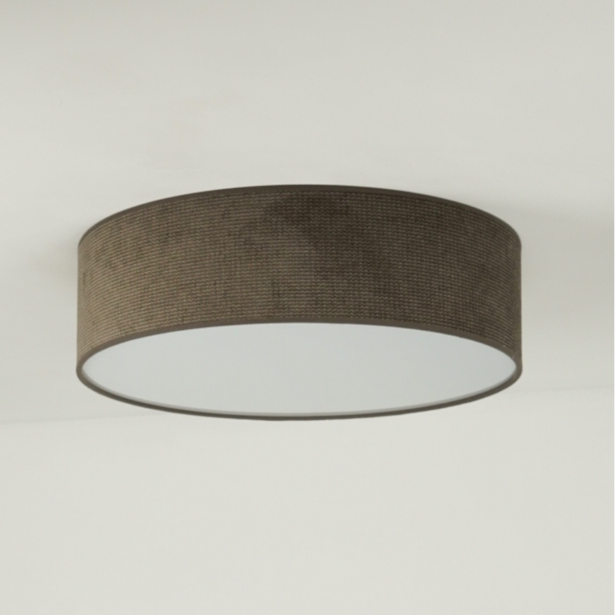 Duolla - LED Deckenleuchte CORTINA LED/26W/230V Ø 45 cm 4000K Braun