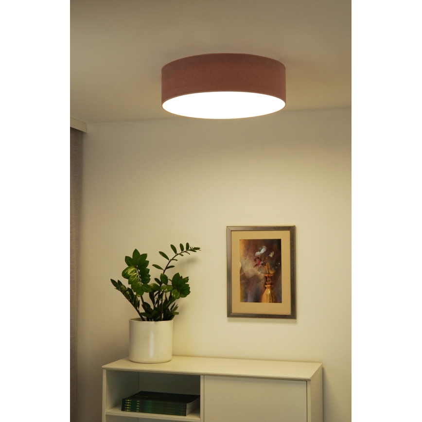 Duolla - LED Deckenleuchte CORTINA LED/26W/230V Ø 45 cm 4000K Rosa