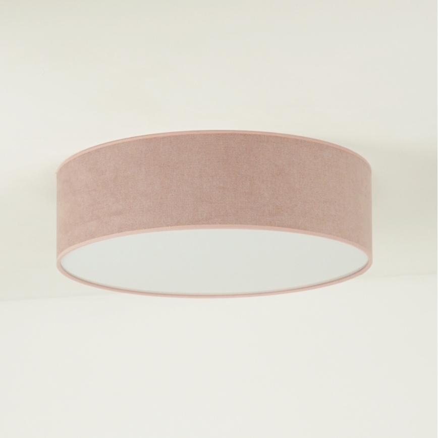 Duolla - LED Deckenleuchte CORTINA LED/26W/230V Ø 45 cm 4000K Rosa