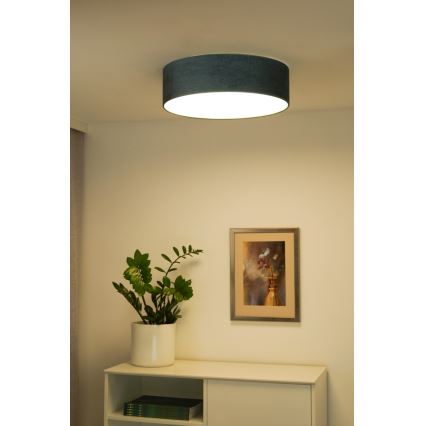 Duolla - LED Deckenleuchte CORTINA LED/26W/230V Ø 45 cm 4000K Türkis
