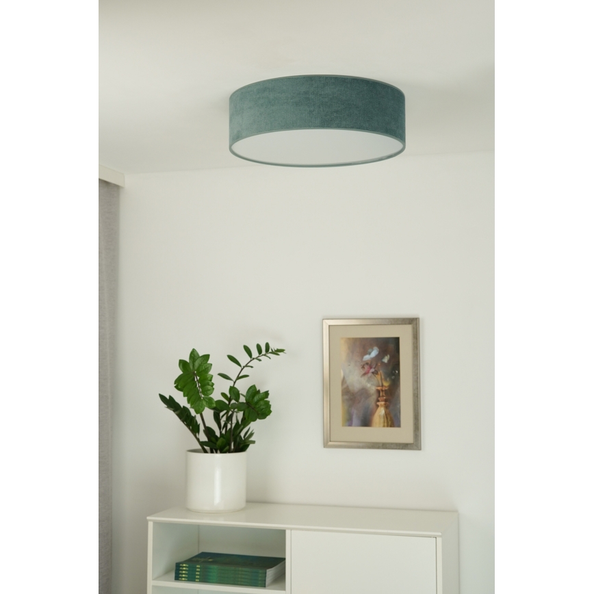 Duolla - LED Deckenleuchte CORTINA LED/26W/230V Ø 45 cm 4000K Türkis