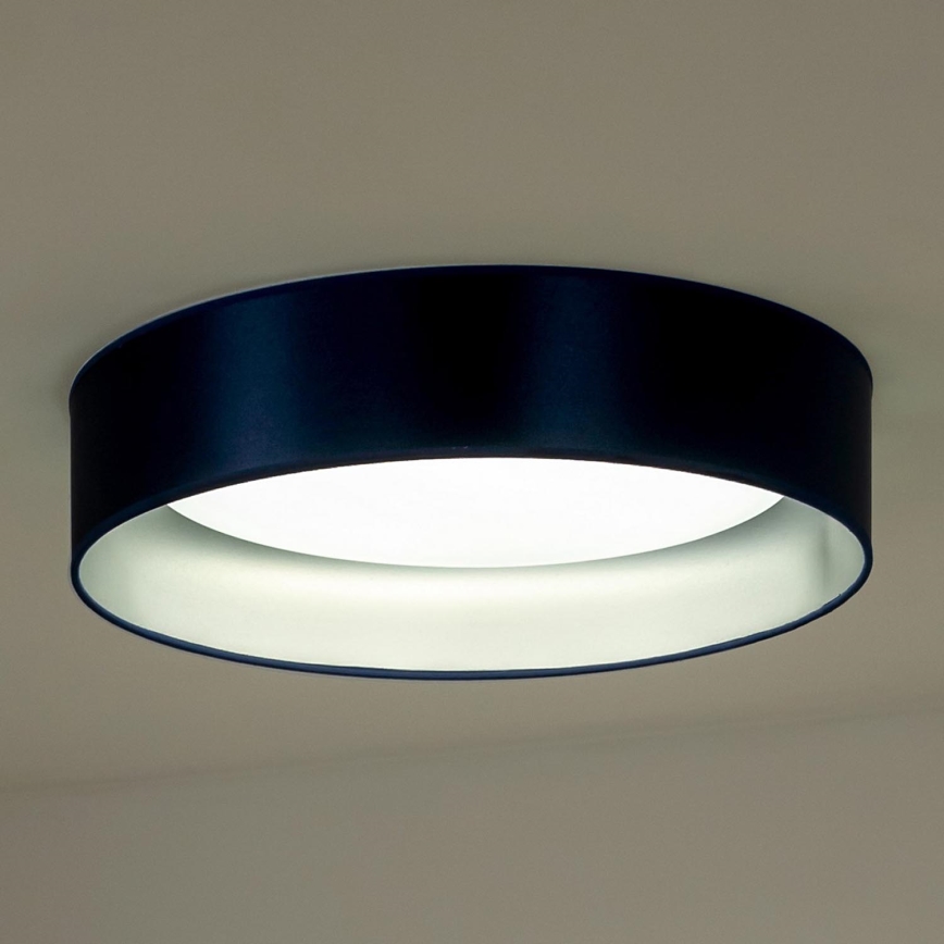 Duolla - LED-Deckenleuchte ROLLER LED/24W/230V d 45 cm blau/silbern