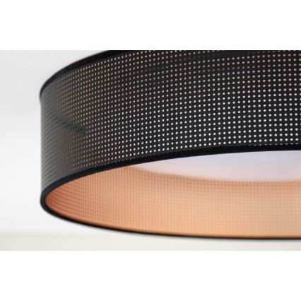 Duolla - LED-Deckenleuchte ROLLER LED/24W/230V d 45 cm schwarz/kupfern