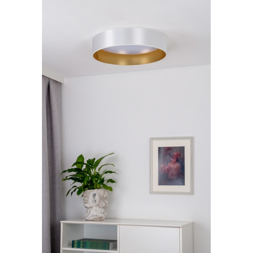 Duolla - LED-Deckenleuchte ROLLER LED/24W/230V d 45 cm silbern/golden