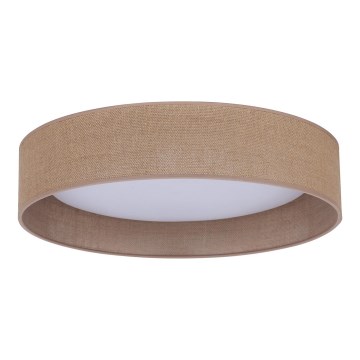 Duolla - LED-Deckenleuchte ROLLER LED/24W/230V Leuchte d 45 cm braun