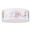 Duolla - LED Kinder-Deckenleuchte CORTINA LED/26W/230V Ø 40 cm 4000K