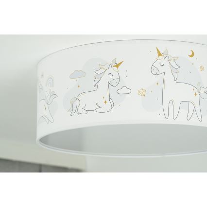 Duolla - LED Kinder-Deckenleuchte CORTINA LED/26W/230V Ø 40 cm 4000K