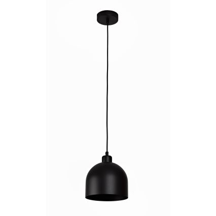 Duolla - Pendelleuchte mit Kabel IRONLINE 1xE27/15W/230V Ø 17 cm schwarz