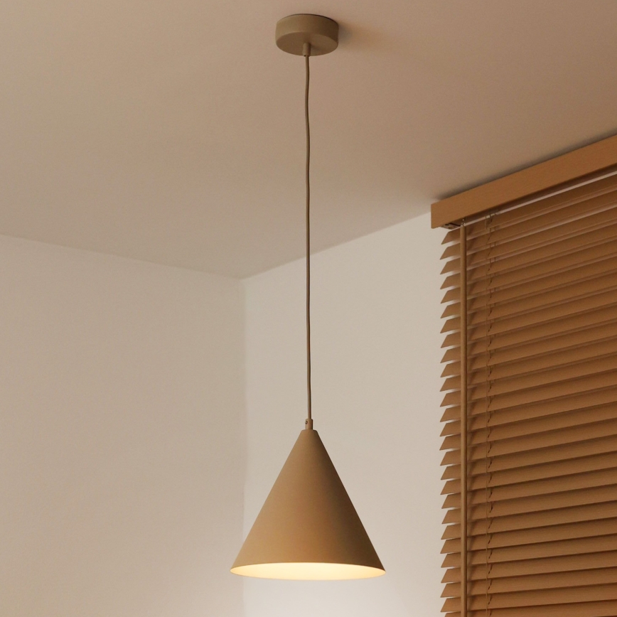 Duolla - Pendelleuchte mit Kabelaufhängung IRONLINE 1xG9/3W/230V Ø 25 cm beige