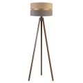 Duolla - Stehleuchte DUO 1xE27/60W/230V d 44 cm beige/grau/Wenge