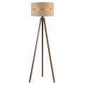 Duolla - Stehleuchte DUO 1xE27/60W/230V d 44 cm beige/Wenge