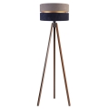 Duolla - Stehleuchte DUO 1xE27/60W/230V d 44 cm grau/blau/Wenge