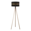 Duolla - Stehleuchte DUO 1xE27/60W/230V d 44 cm schwarz/beige