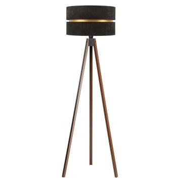 Duolla - Stehleuchte DUO 1xE27/60W/230V d 44 cm schwarz/Wenge