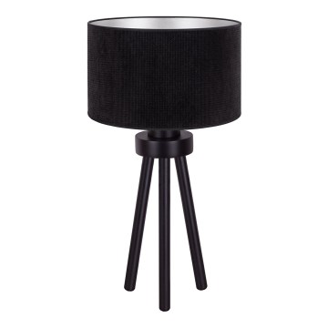 Duolla - Tischleuchte LYON 1xE27/15W/230V d 30 cm schwarz