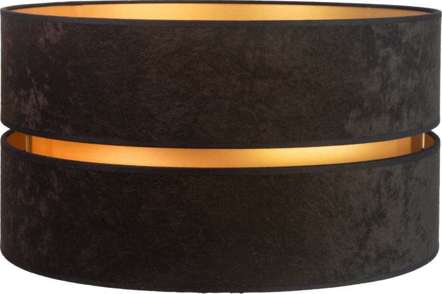 Duolla - Universal-Lampenschirm DUO E27 d 40 cm schwarz/golden