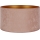 Duolla - Universeller Lampenschirm VELVET E27 Ø 35 cm rosa/gold