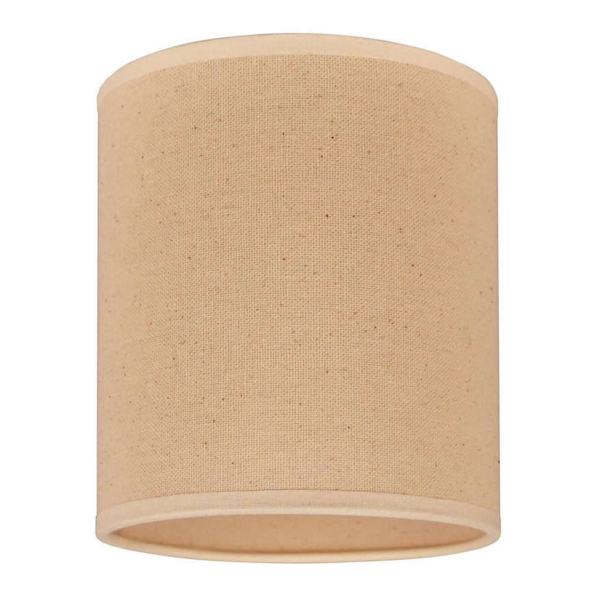 Duolla - Universeller ROLLER Lampenschirm E27 Ø 13 cm Beige