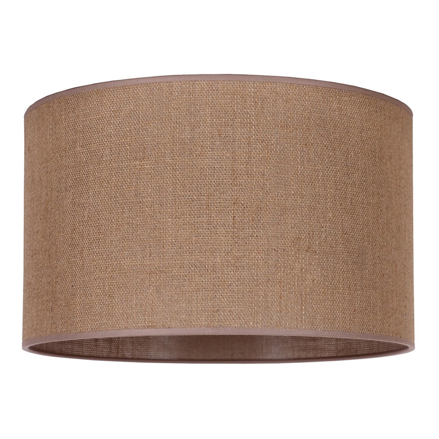 Duolla - Universeller ROLLER Lampenschirm E27 Ø 50 cm Braun