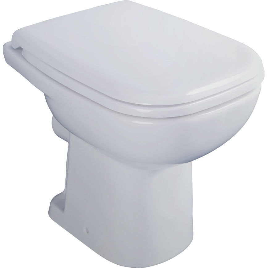 Duravit 21080900002 - Stand-WC D-CODE Keramik/hochglanzweiß