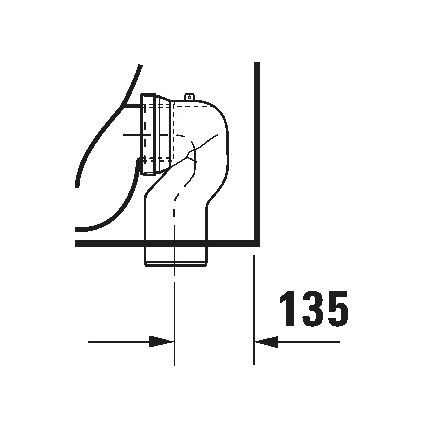 Duravit 21150900002 - Stand-WC D-CODE Keramik/glänzend weiß
