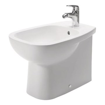 Duravit 22411000002 - Stand-Bidet D-CODE 35,5x52,5 cm Keramik/glänzend weiß