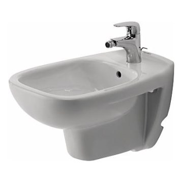 Duravit 22571500002 - Wandhängendes Bidet D-CODE Keramik/glänzend weiß