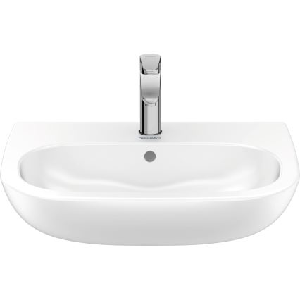 Duravit 23106000002 - Wandhängendes Waschbecken D-CODE 60x46 cm, Keramik/glänzend weiß