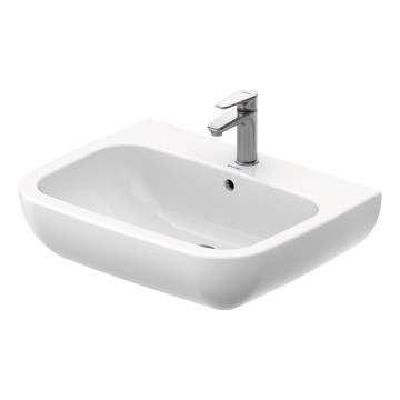 Duravit 23106500002 - Wandhängendes Waschbecken D-CODE 65x50 cm Keramik/glänzend weiß