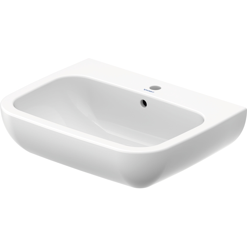 Duravit 23106500002 - Wandhängendes Waschbecken D-CODE 65x50 cm Keramik/glänzend weiß