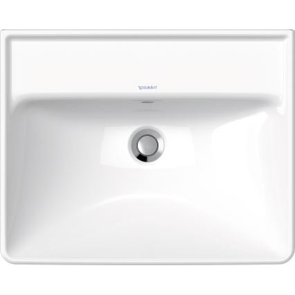 Duravit 2366550060 - Wandhängendes Waschbecken D-NEO 55 x 44 cm, Keramik / glänzend weiß