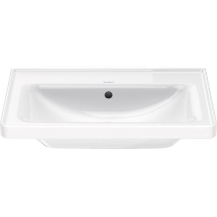 Duravit 2367650060 - Wandhängendes Waschbecken D-NEO 65x48 cm, Keramik, glänzend weiß