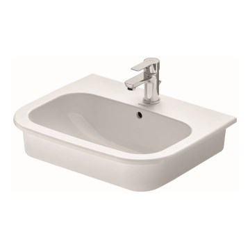 Duravit 337540000 - Einbauwaschbecken D-CODE 54,5x43,5 cm Keramik/glänzend weiß