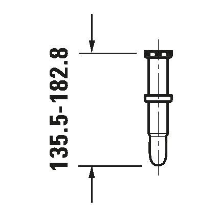 Duravit 50260000 - UNIVERSAL Waschbecken-Siphon, hochglänzend verchromt