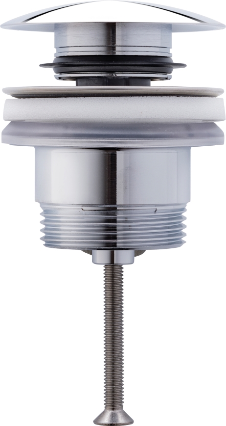 Duravit 50521000 - Waschbecken-Ablaufgarnitur Push-Open Ø 6,3 cm, hochglanzverchromt