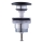 Duravit 50791300 - Waschbecken-Ablauf PUSH-OPEN Ø 6,5 cm matt-anthrazit