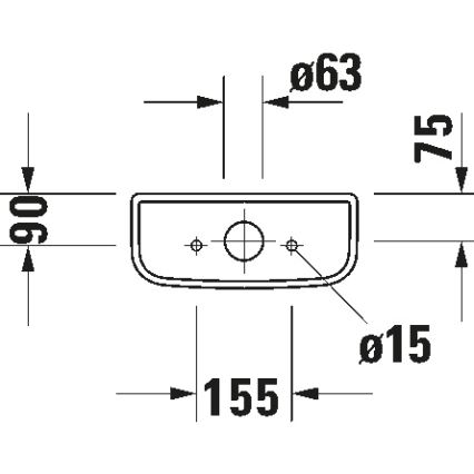 Duravit 927000004 - Spülkasten für WC D-CODE 6/3l Keramik/Weiß