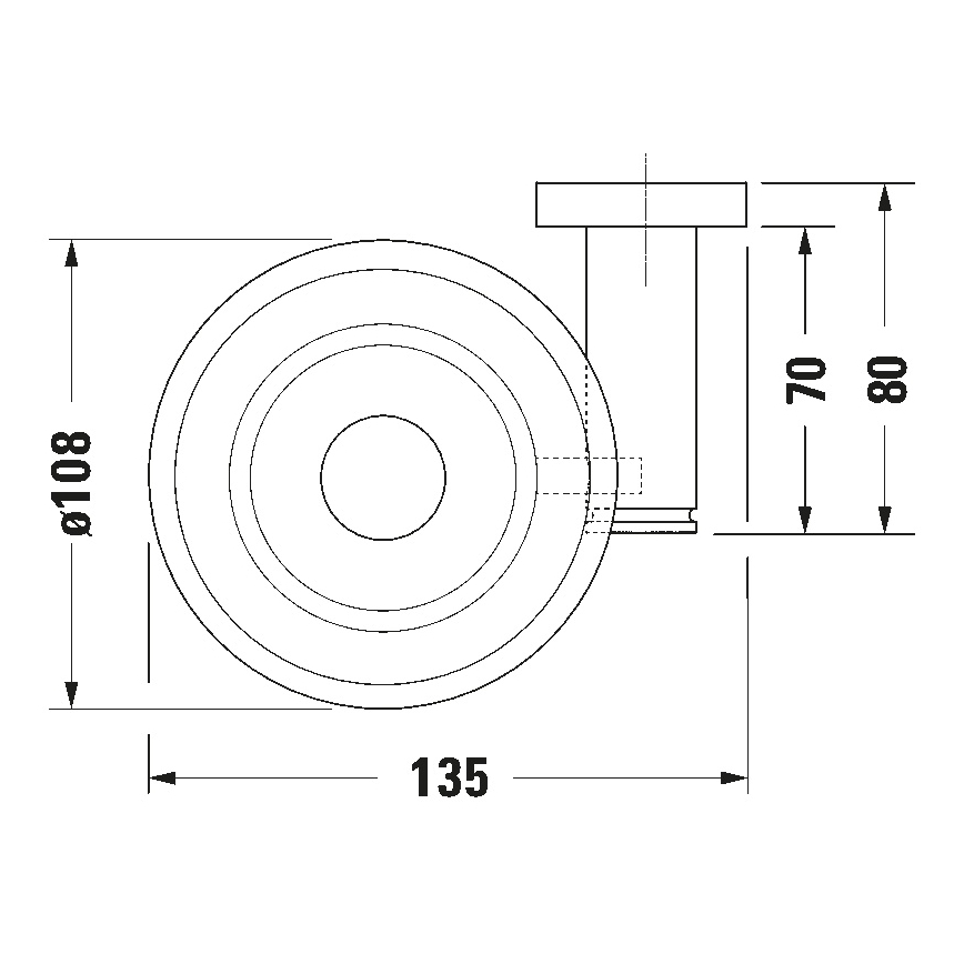 Duravit 99174600 - D-CODE Wandseifenschale, links, matt schwarz