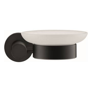 Duravit 99184600 - D-CODE Wand-Seifenschale, rechts, matt schwarz