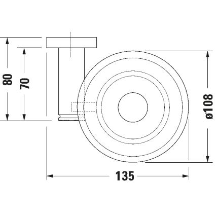 Duravit 99184600 - D-CODE Wand-Seifenschale, rechts, matt schwarz