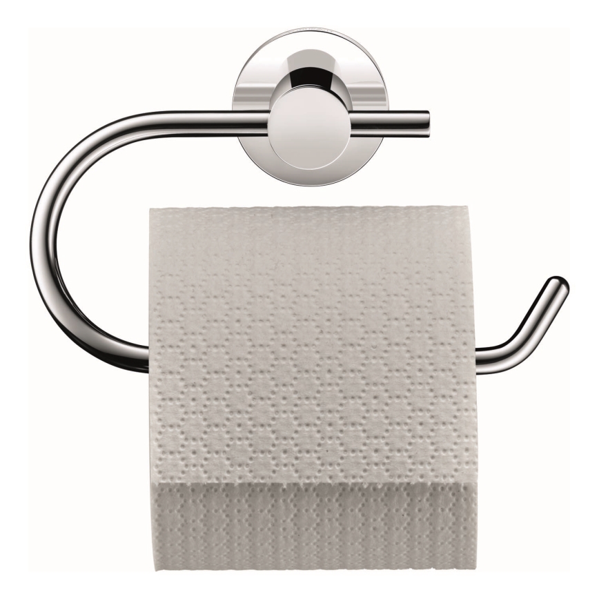 Duravit 99261000 - Toilettenpapierhalter D-CODE, glänzend verchromt