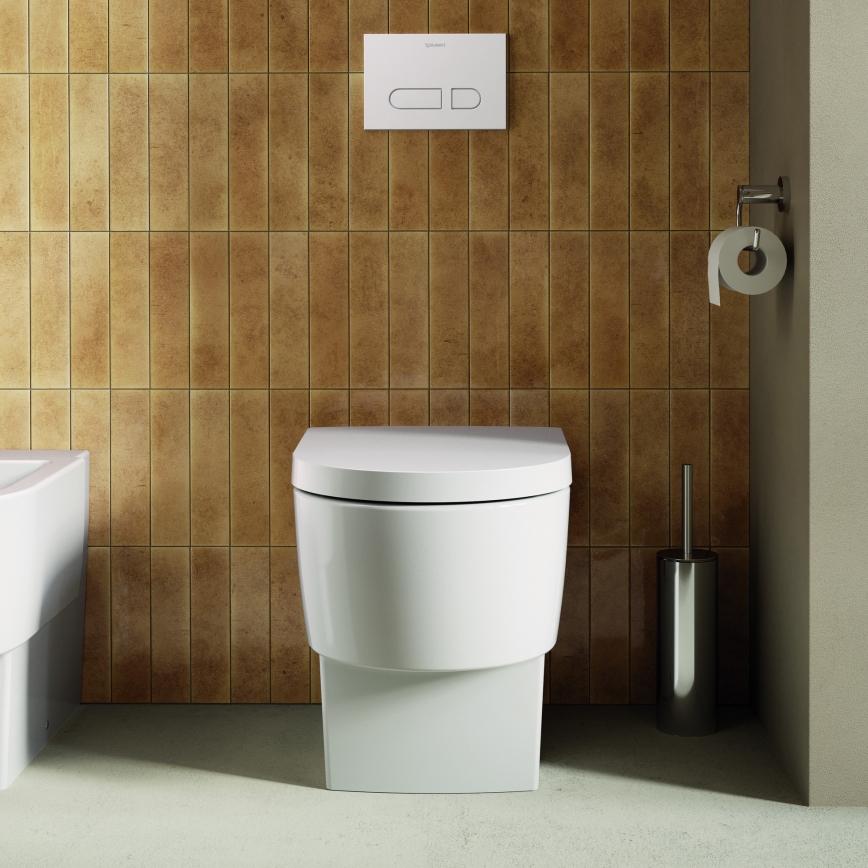 Duravit 99261000 - Toilettenpapierhalter D-CODE, glänzend verchromt