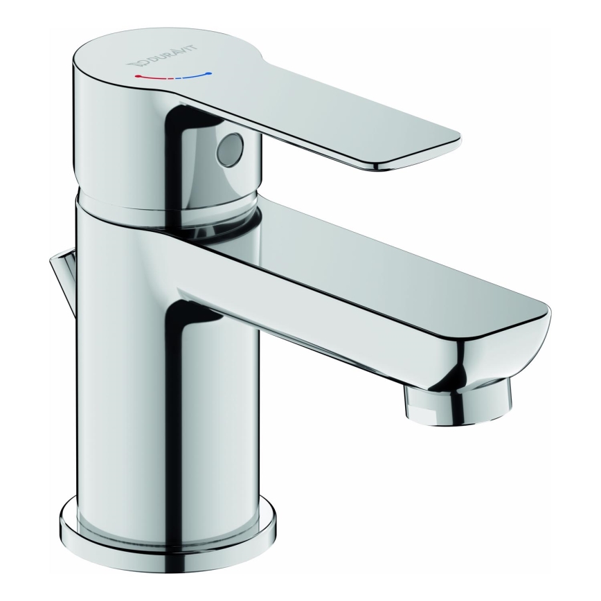 Duravit DC1013001010 - Waschtischarmatur + Ablaufgarnitur D-CODE glänzender Chrom