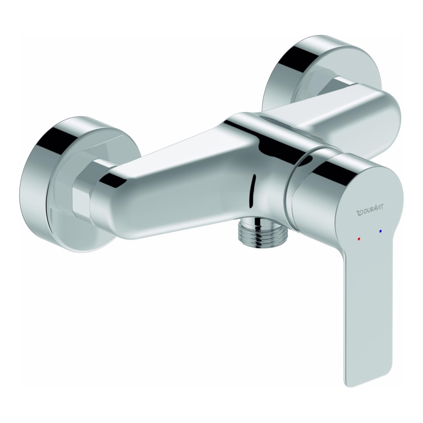 Duravit DC4230001010 - Wand-Bidetarmatur D-CODE, Hochglanzchrom