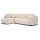Eck-Schlaffunktion-Sitzgarnitur mit Stauraum in L-Form OLBIA links beige