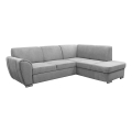 Eck-Schlafsofa mit Stauraum in L-Form SERPA, rechts, grau