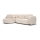 Eck-Schlafsofa OLBIA in L-Form, links, ausklappbar mit Stauraum, beige