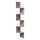Eck-Wandregal SNAKE grau/braun